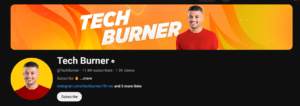 Tech Burner Net Worth